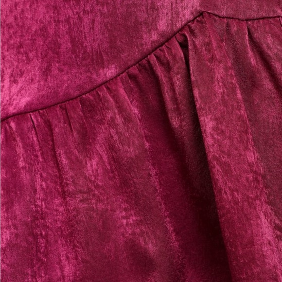 Lulus Satin Warp dress Purple Magneta Size XL - Picture 7 of 13